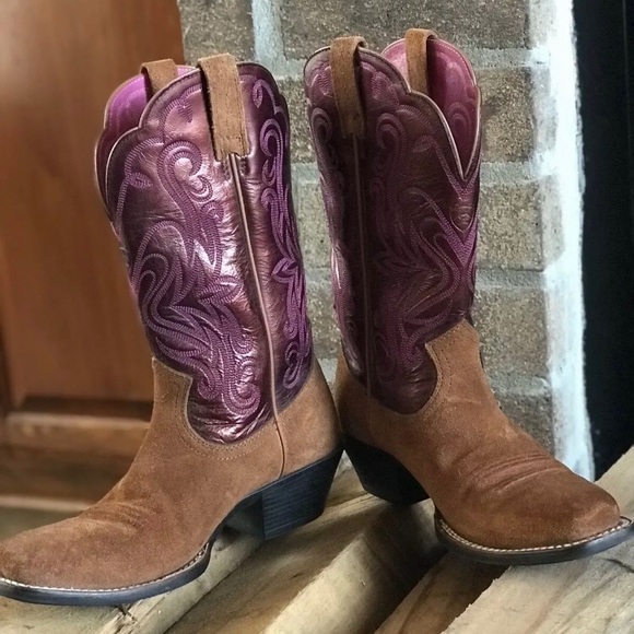 Ariat cowboy boots, size 7 women’s - Picture 2 of 5